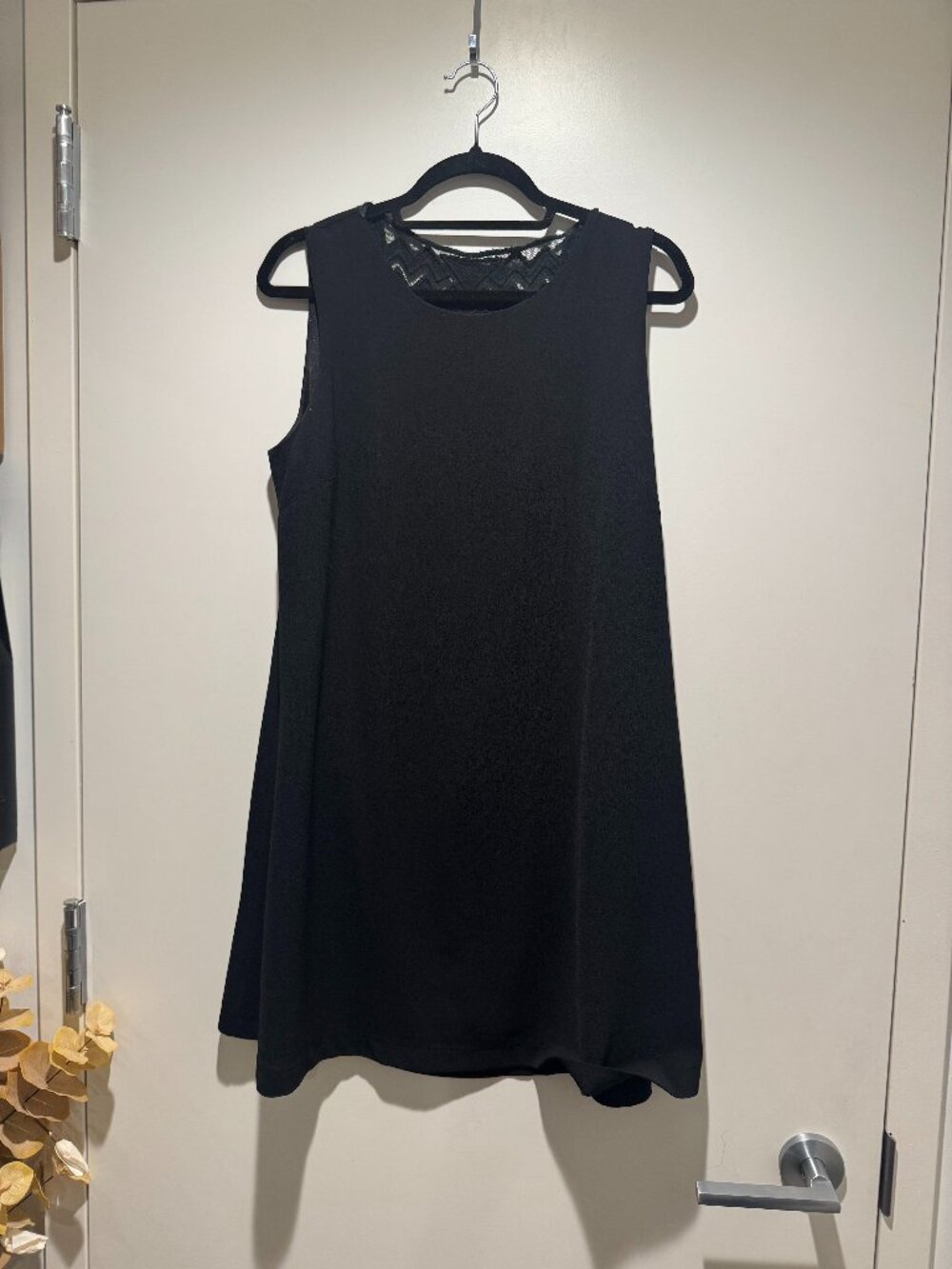 LIke new-  all black midi dress